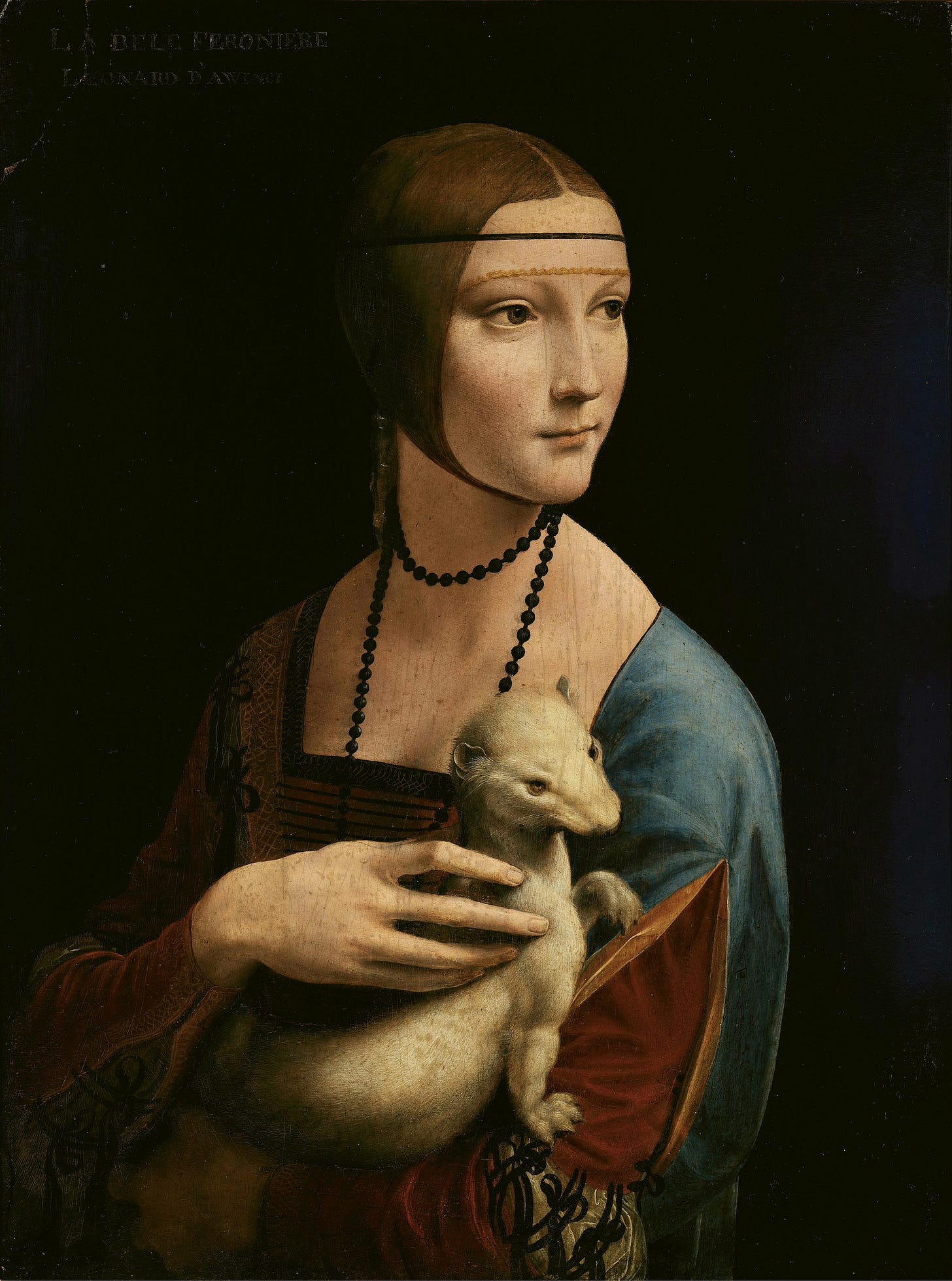 Leonardo da Vinci, Lady with an Ermine Leonardo da Vinci, Lady with an Ermine