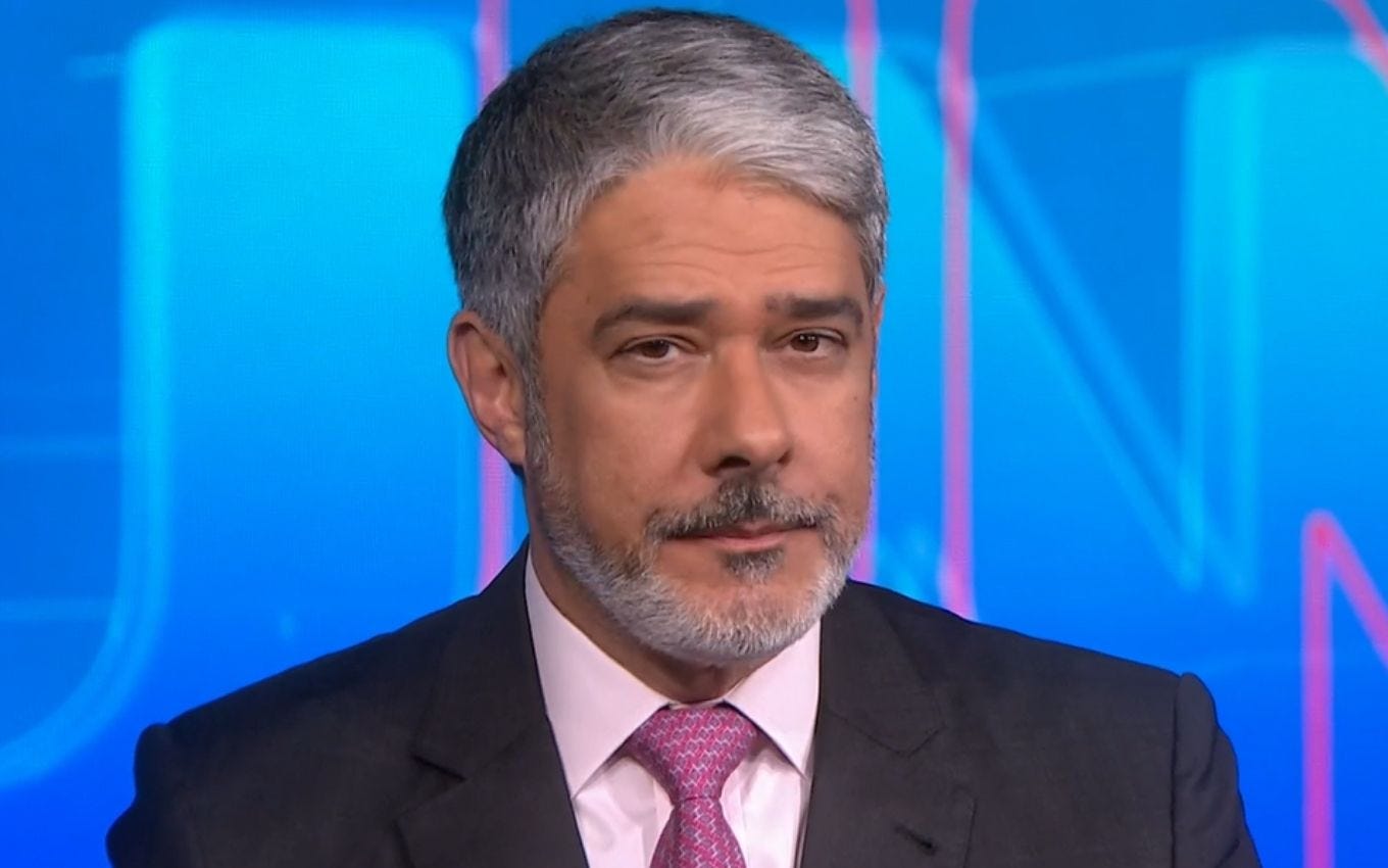 William Bonner erra nome de apresentadora do Jornal Nacional, que ...