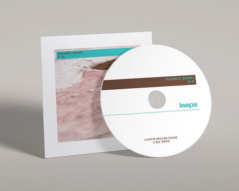 Akhira Sano, D-R, (Vinyl – 200 Limited Edition / hand numbered, CD – 150 Limited Edition / hand-numbered & sealed, Digital album), laaps 045, laaps, 2025