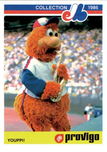 Youppi playing the saxophone, because why not? Youppi playing the saxophone, because why not?