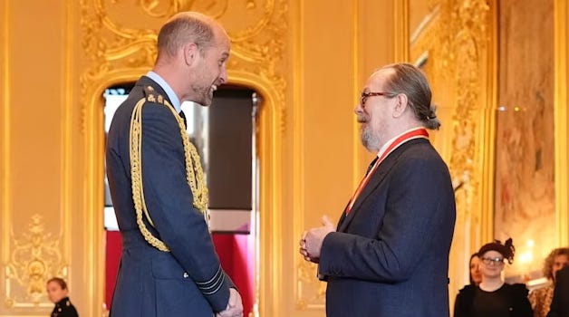 Prince William and Gary Oldman Prince William and Gary Oldman