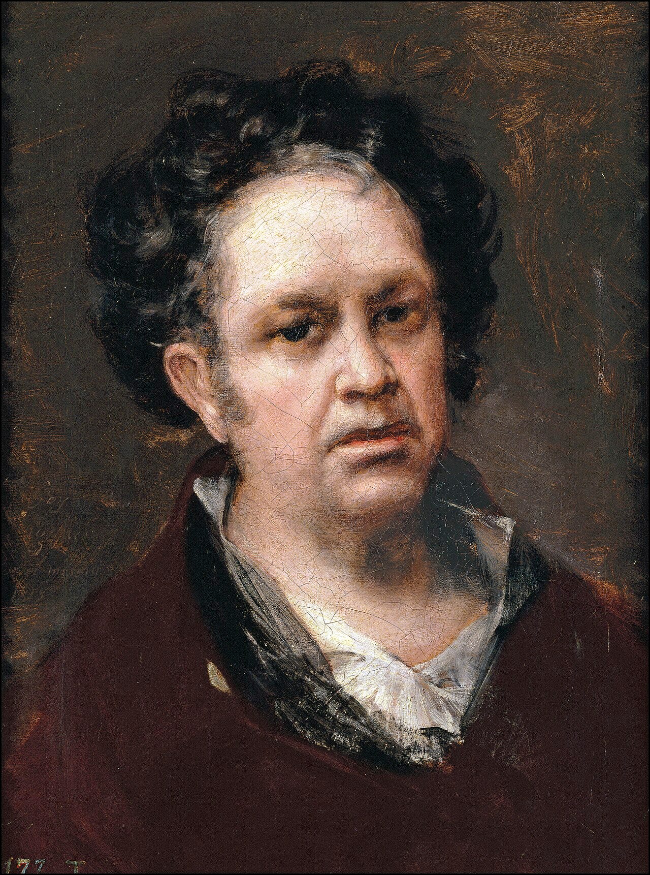 Self portrait of Francisco de Goya in 1815 Self portrait of Francisco de Goya in 1815