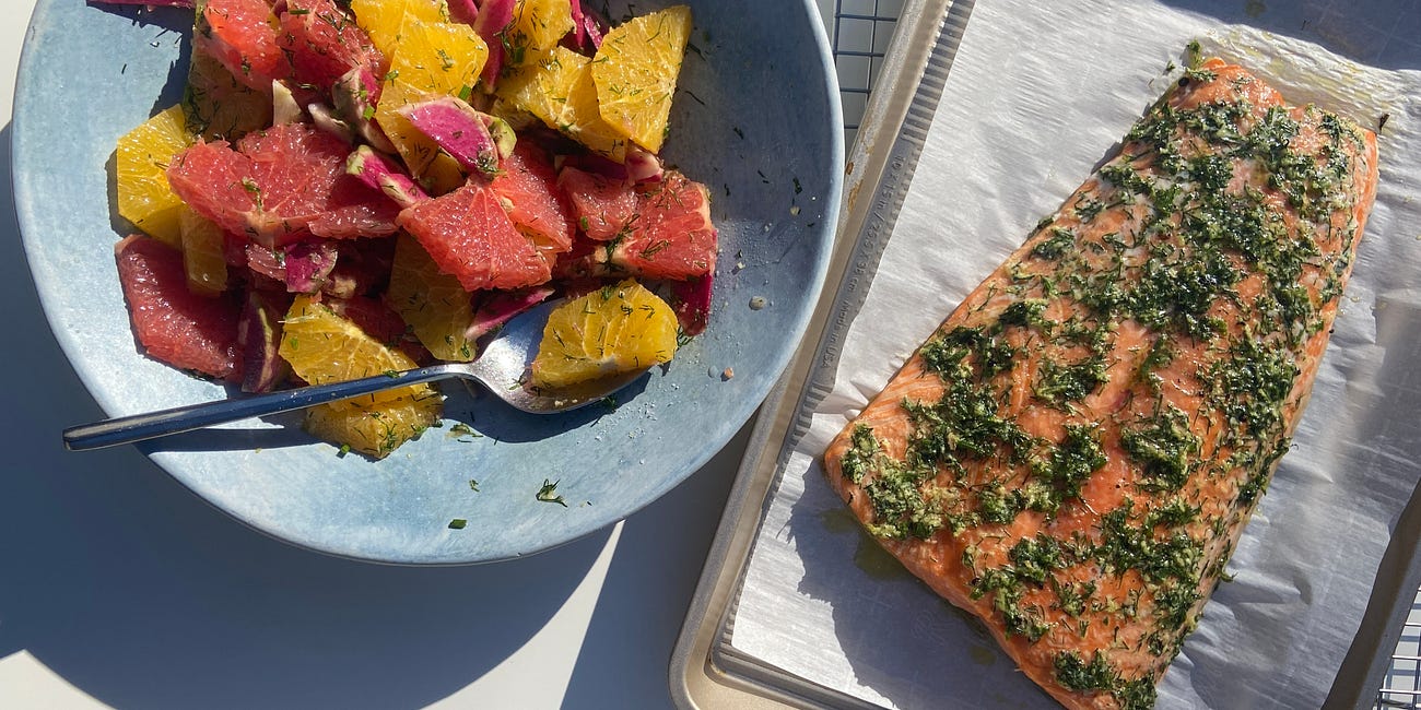 The salmon to get your groove back