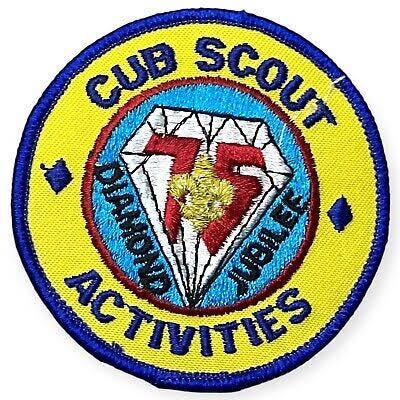 BSA Boy Scouts Vintage 1985 Diamond Jubilee Cub Scout Activities Patch | eBay