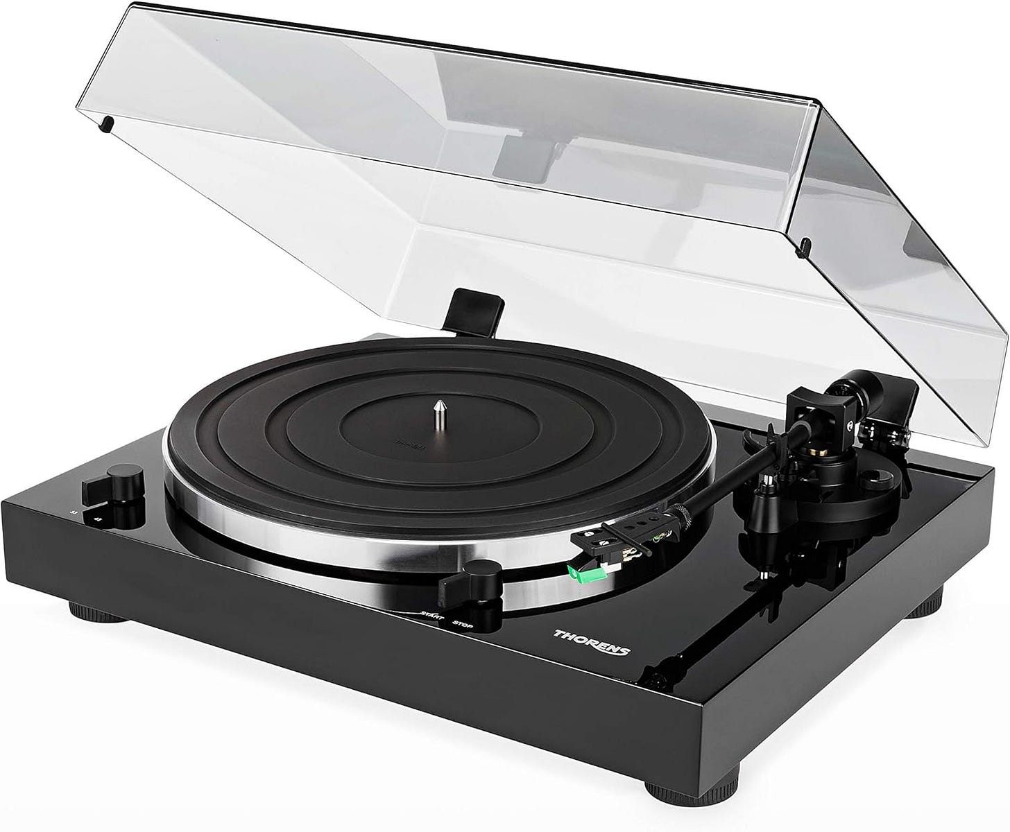 Thorens TD 202 Tourne-Disque Noir Brillant Thorens TD 202 Tourne-Disque Noir Brillant