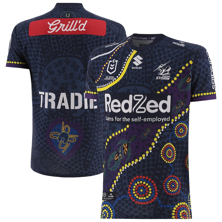Melbourne Storm O'Neills 2025 Indigenous Replica Jersey