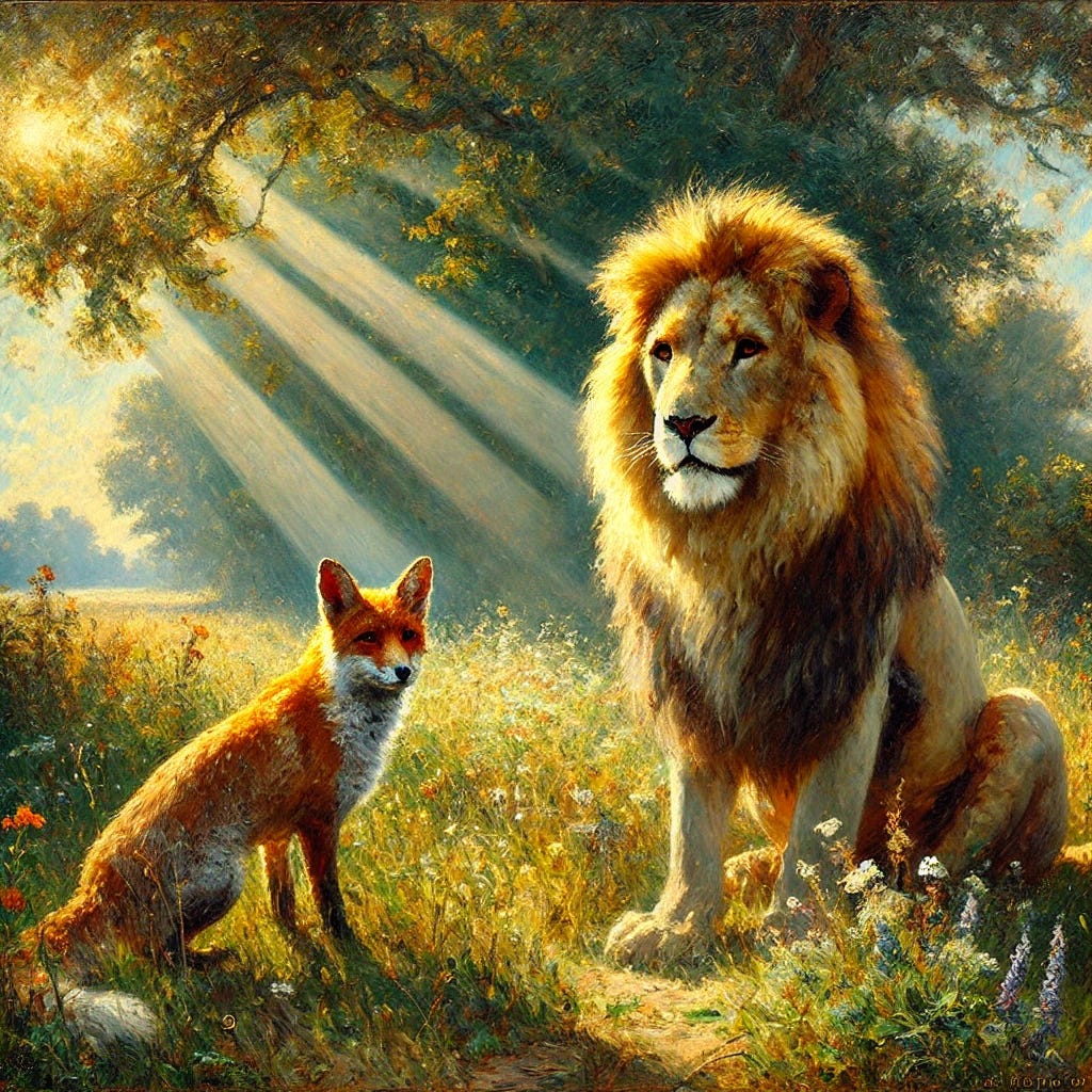 The Lion and the fox