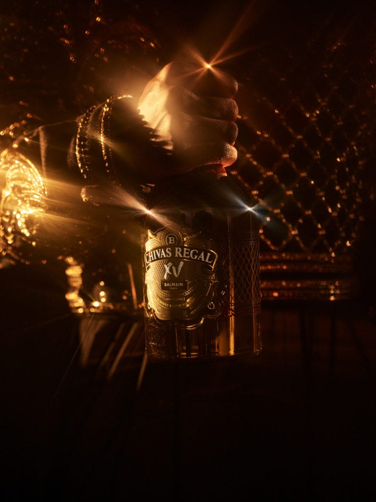 balmain x chivas