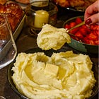 the mashed potatoes