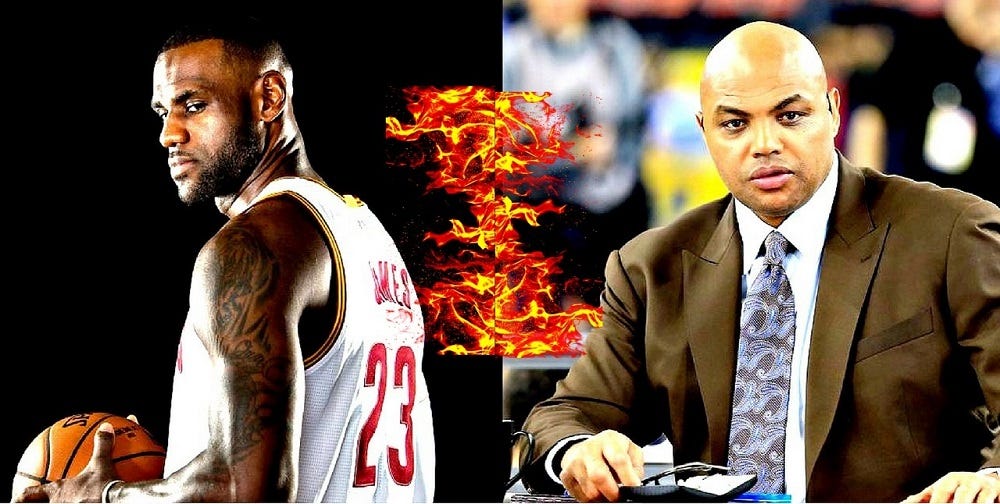 LeBron James on Charles Barkley attack 2017 images LeBron James on Charles Barkley attack 2017 images