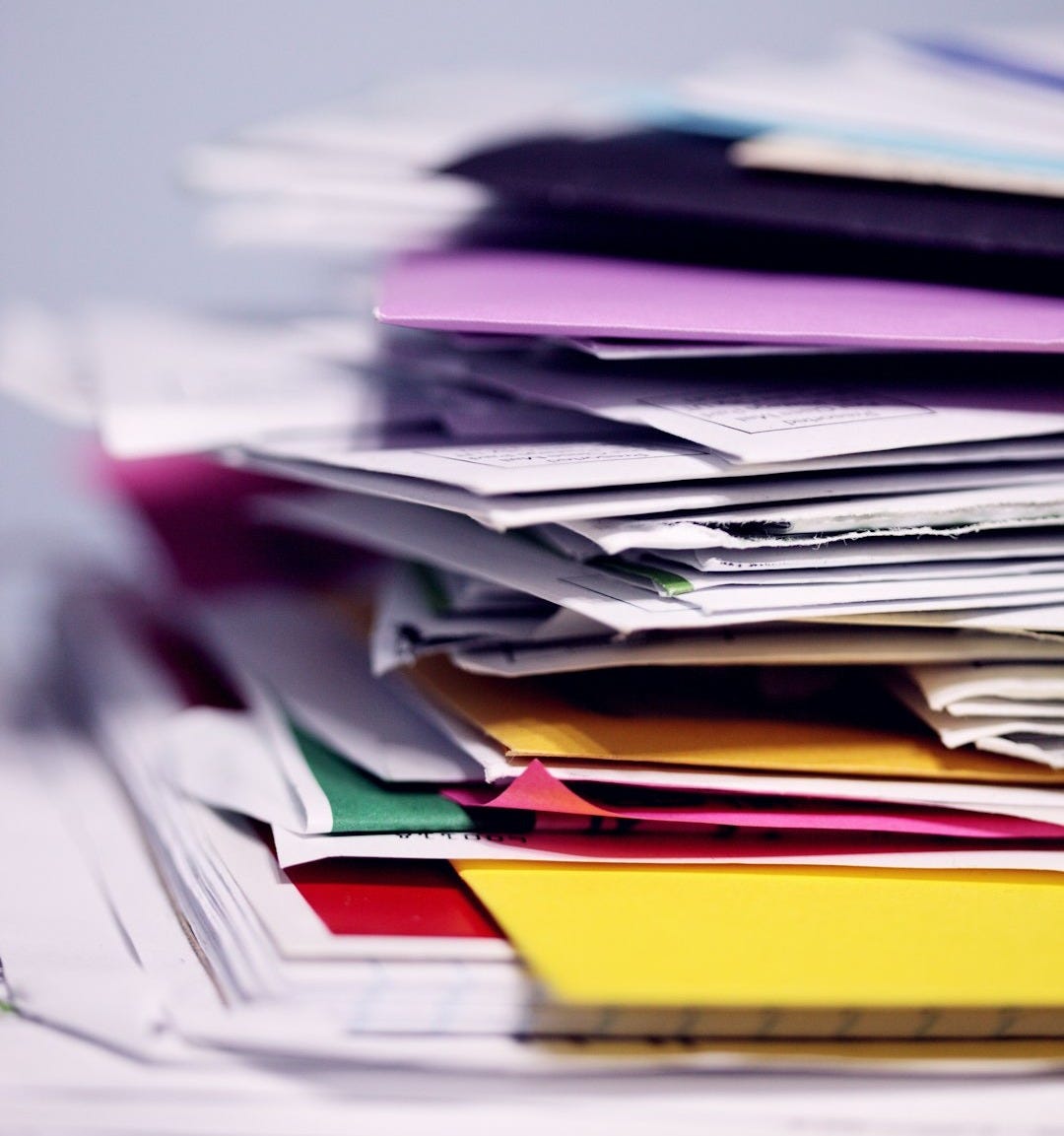 pile of printing papers