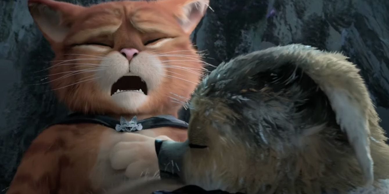 Parents Are Applauding 'Puss In Boots' Panic Attack Scene - Motherly