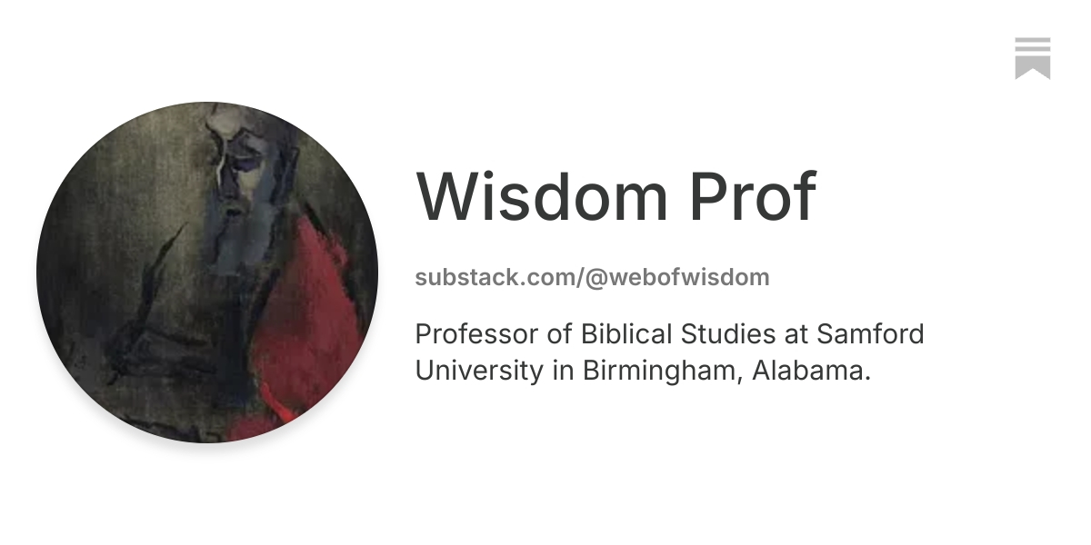 Wisdom Prof | Substack