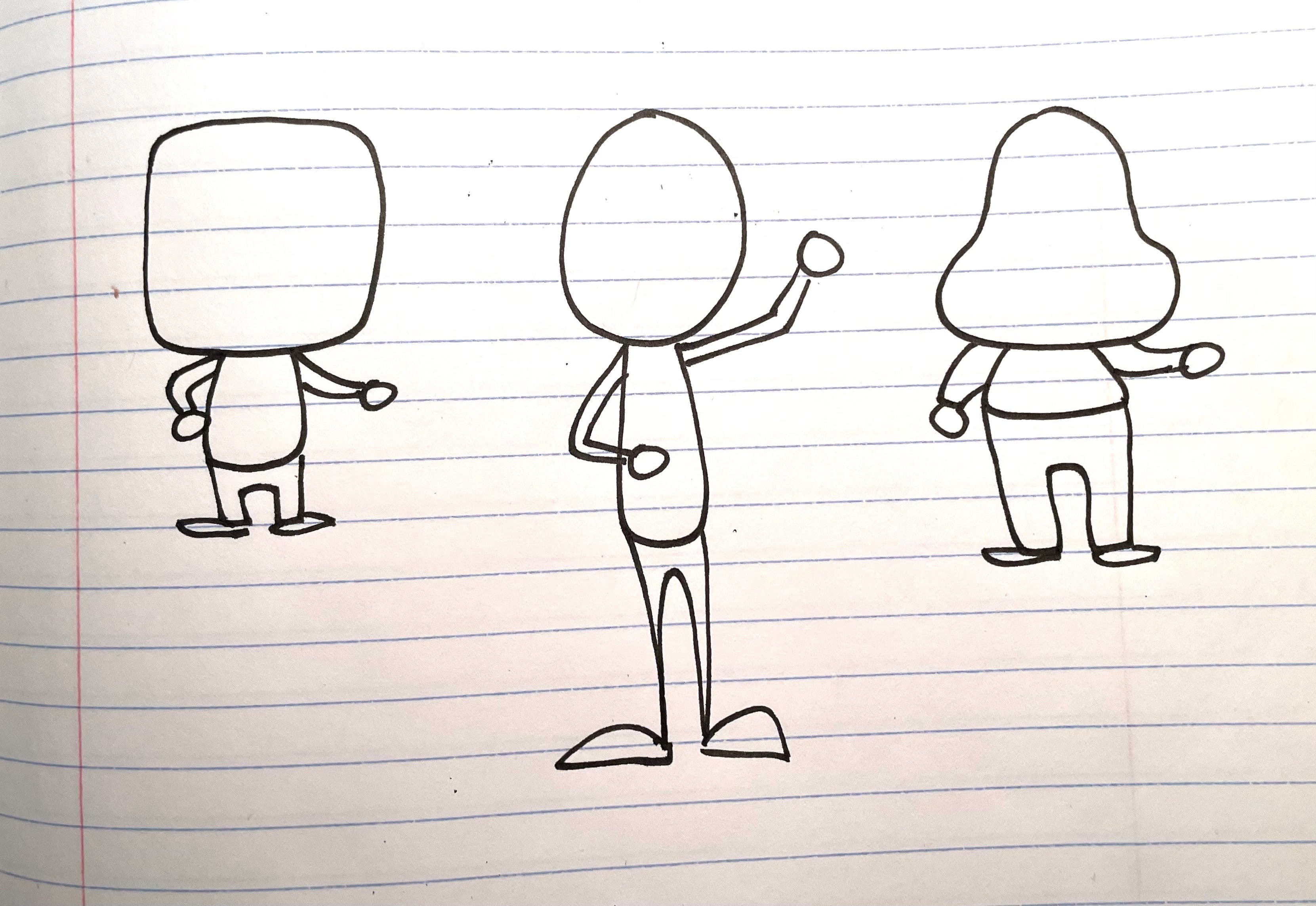 How To Draw A Cartoon Character Easy