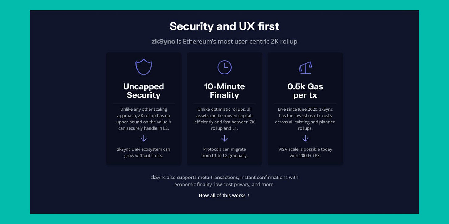 Argent Learn: What is zkSync?