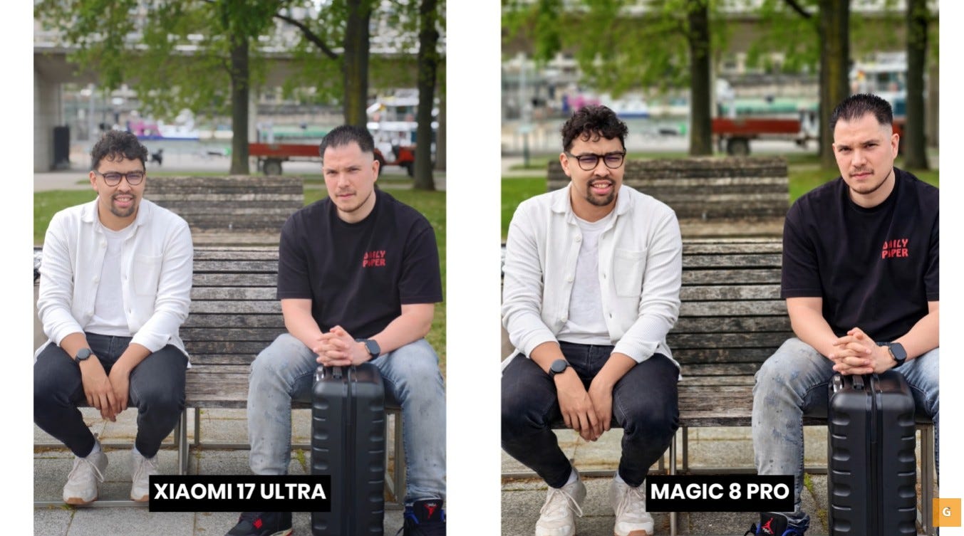 Xiaomi 17 Ultra vs Honor Magic 8 Pro