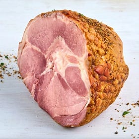 Roasted Christmas Ham with Maple Mustard Glaze