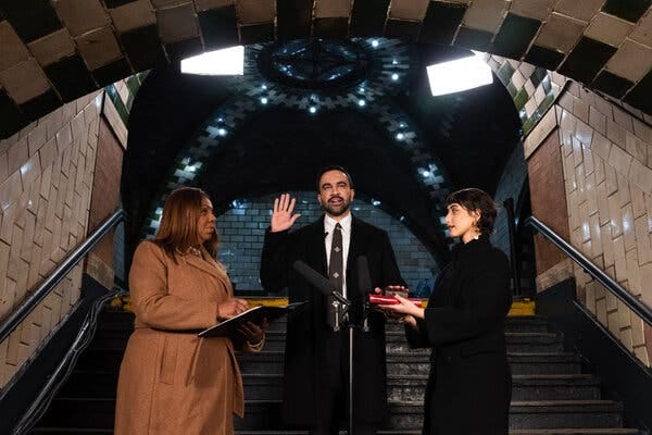 Zohran Mamdani Is Sworn In as Mayor of New York City - The New York Times