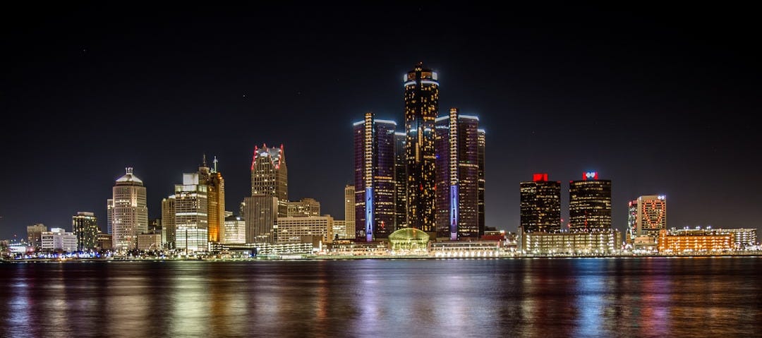 cityscape at night cityscape at night