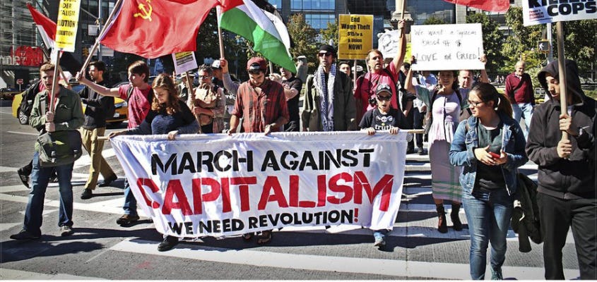 Anti capitalist march