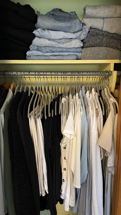 Living Better With Less - my closets over the years