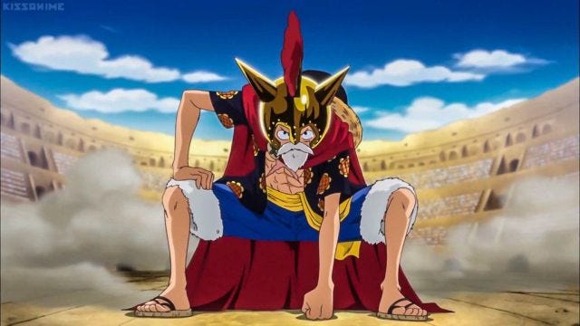 The cosplay / shirt luffy to Dressrosa in One Piece | Spotern