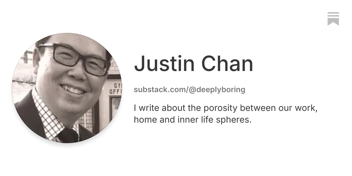 Justin Chan | Substack