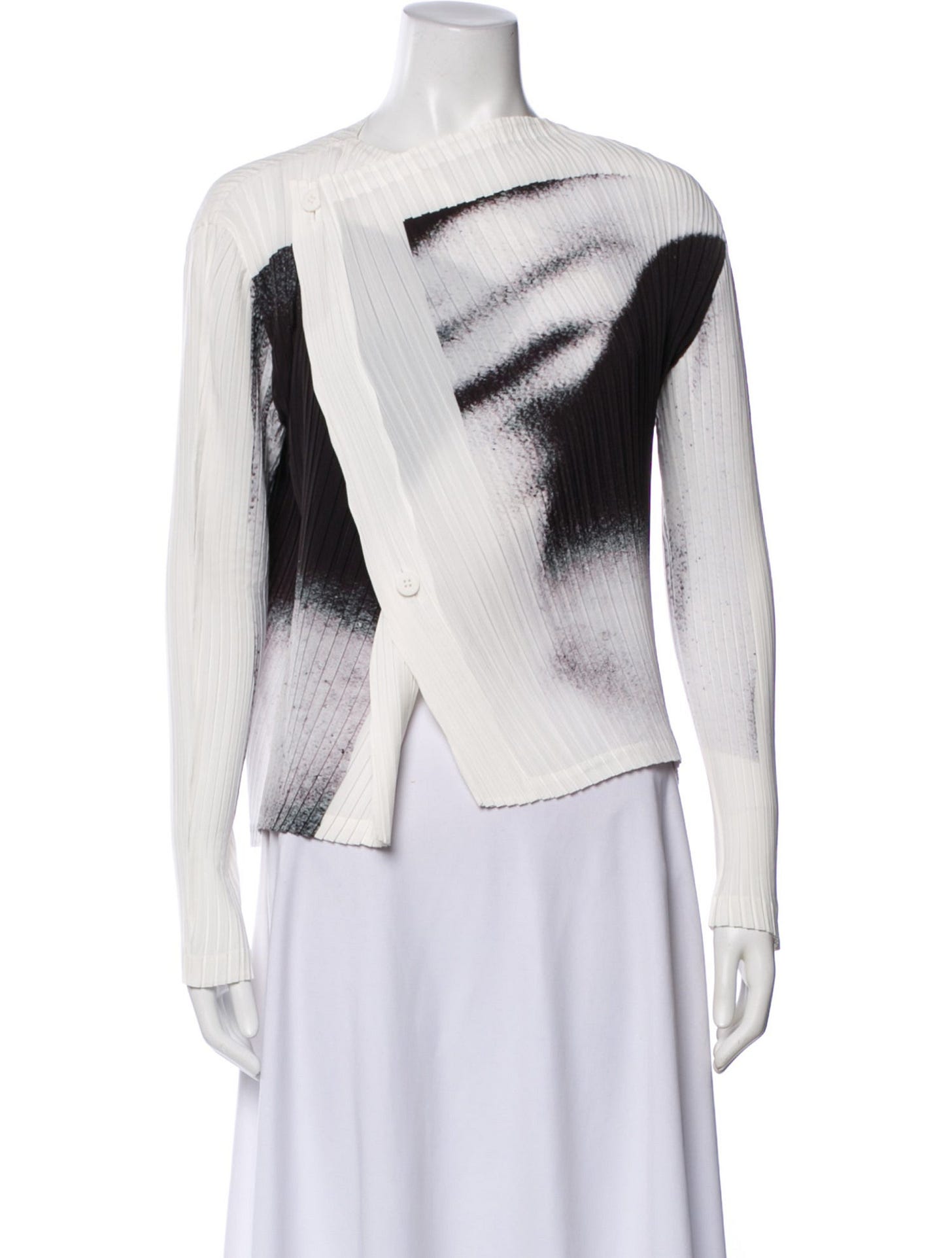 Graphic Print Crew Neck Top