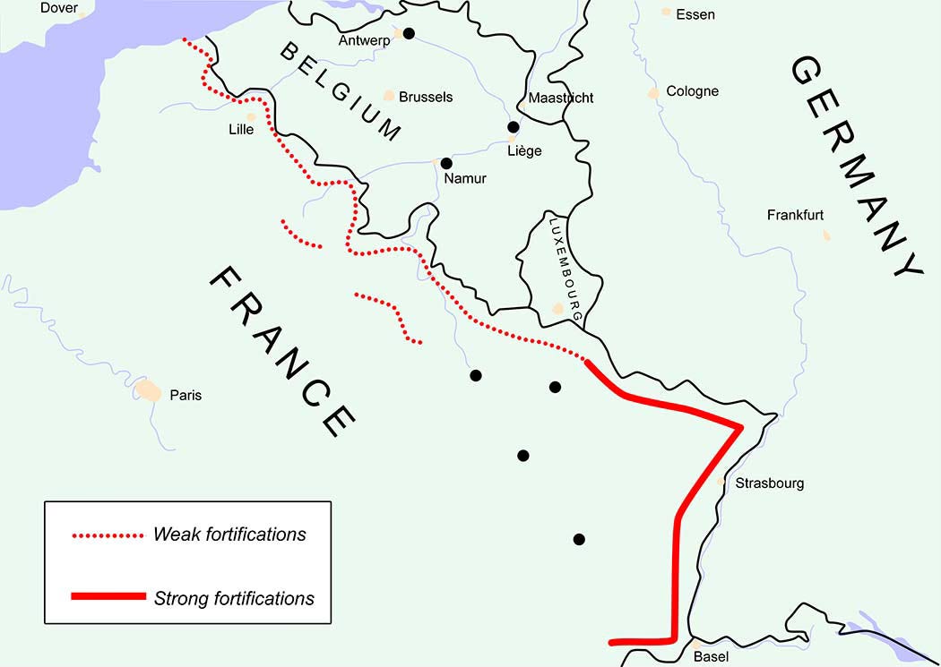 Geography of the Maginot Line