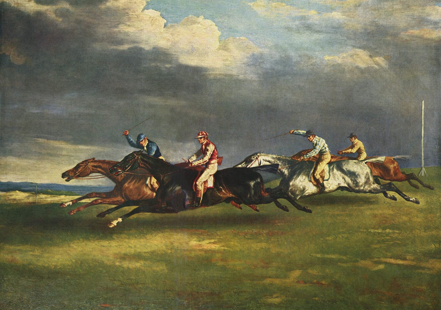 Buy a digital copy: Théodore Géricault - Horse racing at Epsom, Paris