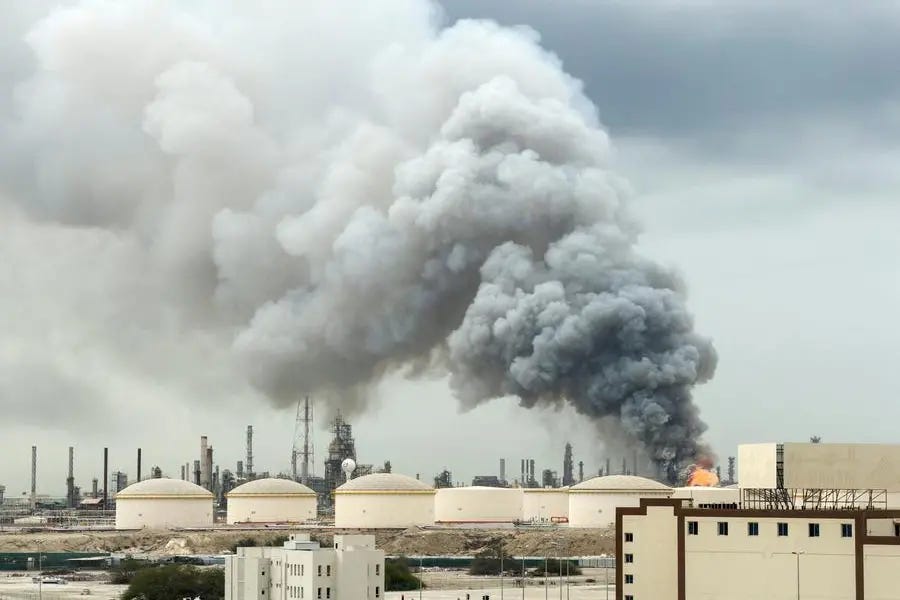 Smoke rises following a strike on the Bapco Oil Refinery, amid the U.S.-Israeli conflict with Iran, on Sitra Island Bahrain, March 9, 2026. REUTERS/Stringer. , Reuters Smoke rises following a strike on the Bapco Oil Refinery, amid the U.S.-Israeli conflict with Iran, on Sitra Island Bahrain, March 9, 2026. REUTERS/Stringer. , Reuters