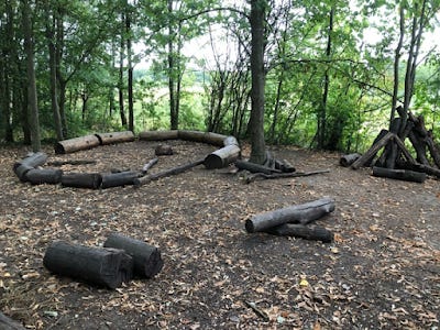 Outdoor classroom at old Moor