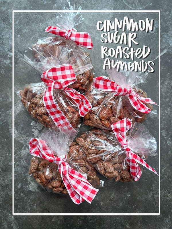 These easy cinnamon sugar almonds are crunchy, sweet, and made with simple pantry ingredients. Roasted low and slow in the oven, they’re perfect for snacking, gifting, or adding to a holiday spread. A cozy homemade treat you’ll want to make on repeat.
