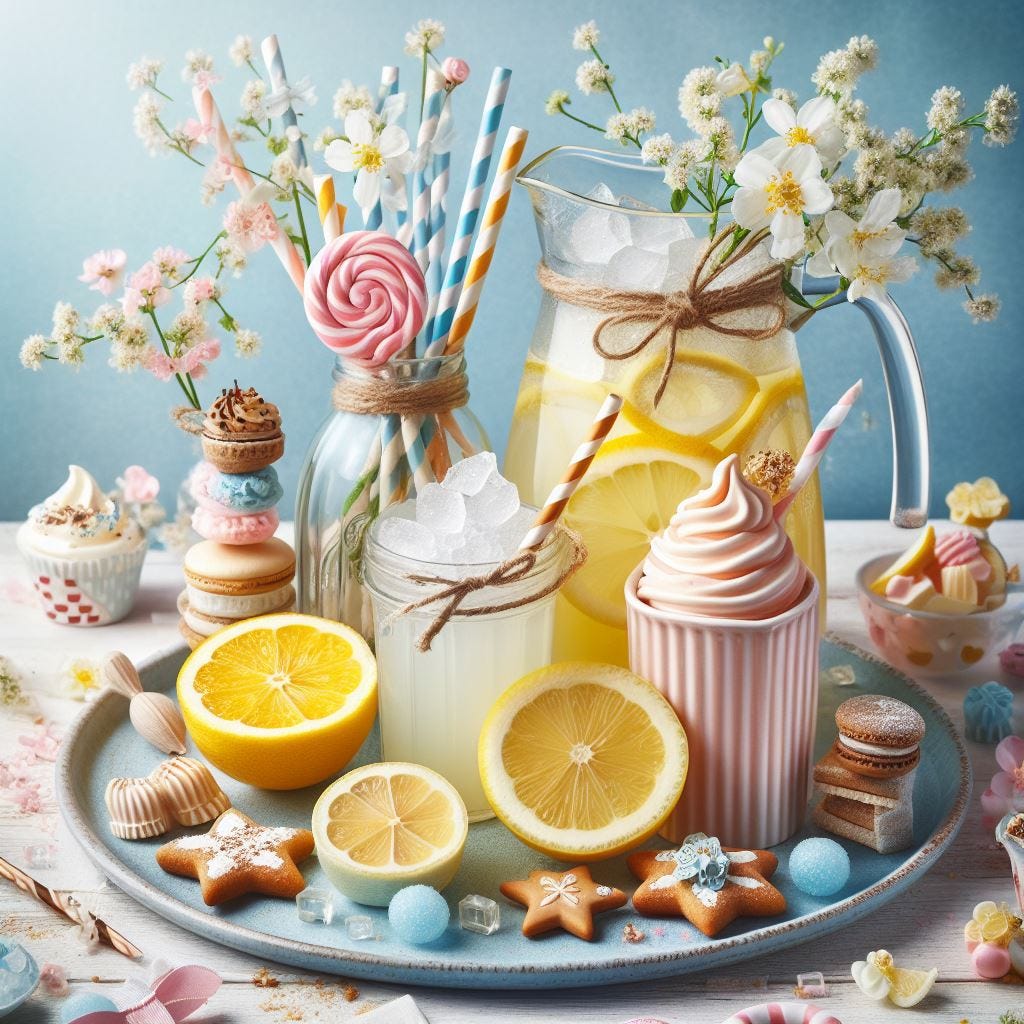 The Daily Gratitude Prompt: a beautiful image representing National Lemonade Day. The Daily Gratitude Prompt: a beautiful image representing National Lemonade Day.