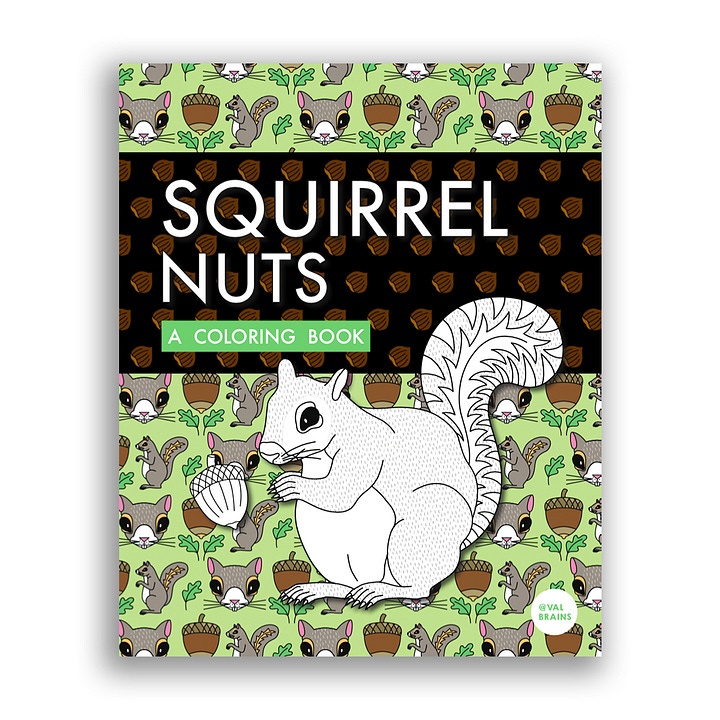 The Squirrel Nuts Coloring Book and The Tanuki Coloring Book