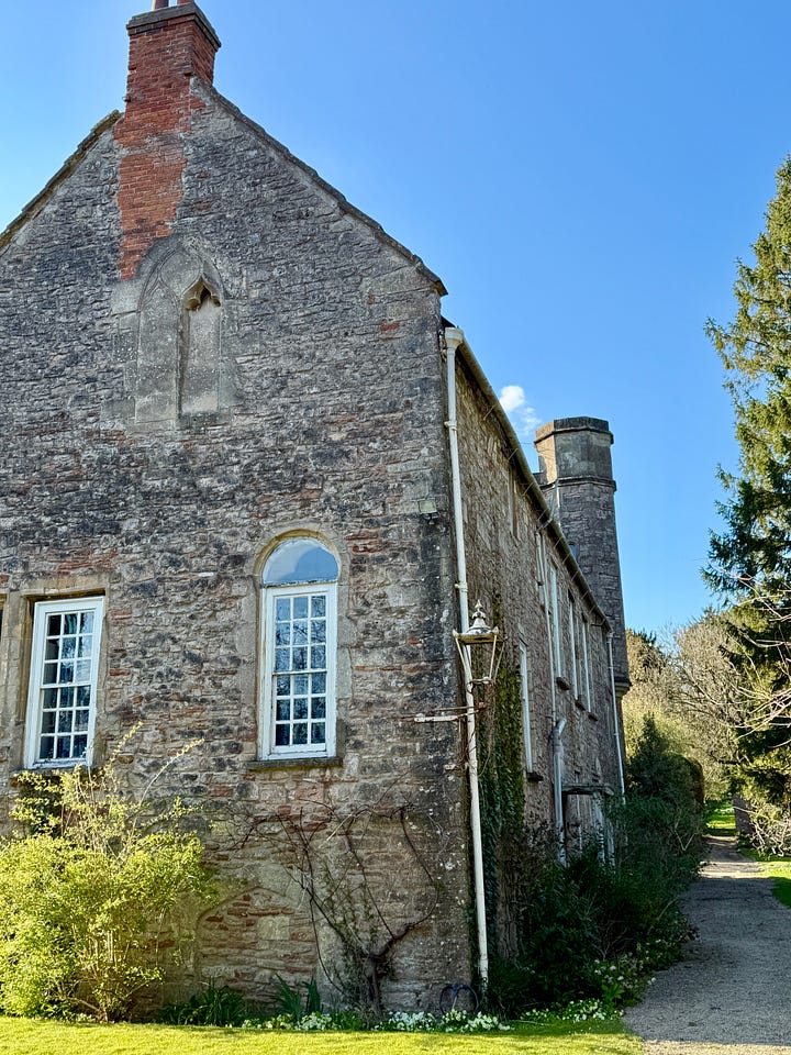 Goudge's birthplace: Tower House in Well, UK. Photos from my stop in Wells on April 2nd, earlier this month.