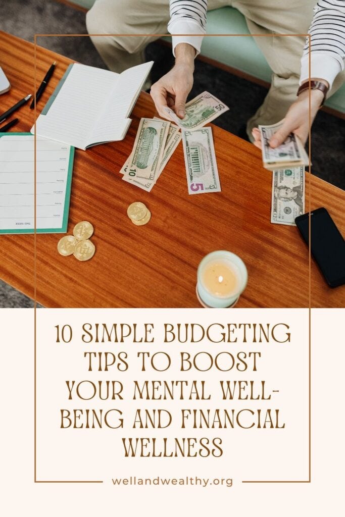 Simple Budgeting Tips to Boost Your Mental Well