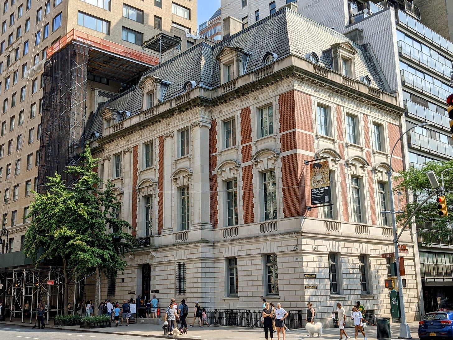 The Neue Galerie in New York, where the portrait now hangs The Neue Galerie in New York, where the portrait now hangs