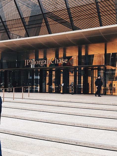 Esses x J.P.Morgan drinks in NYC