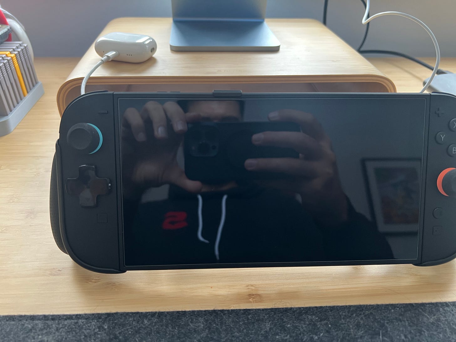 Nintendo Switch 2 without a matte screen protector Nintendo Switch 2 without a matte screen protector