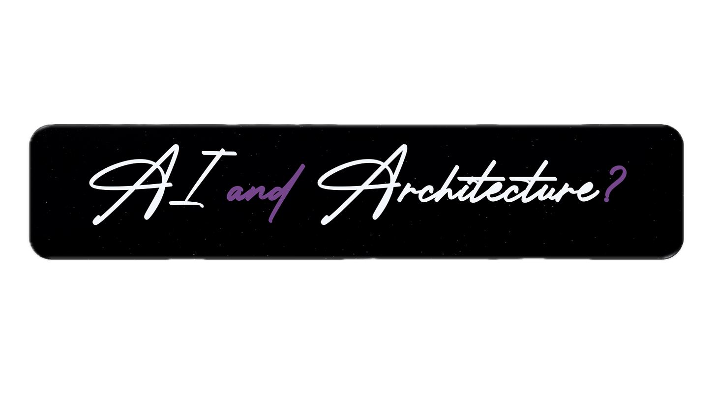 AI - Why Architecture matters more than ever. AI - Why Architecture matters more than ever.