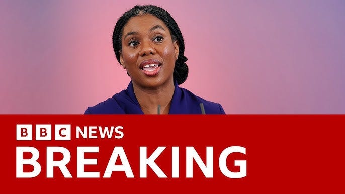 Kemi Badenoch announced as new UK Conservative Party leader | BBC News -  YouTube