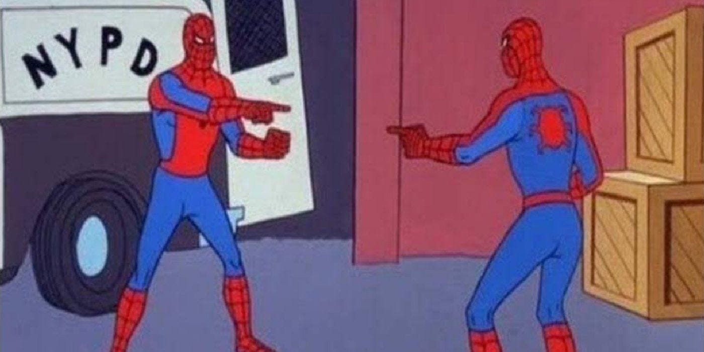 The Origin Of The Spider-Man Pointing Meme