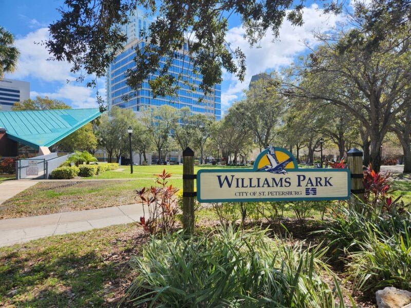Could a redesign of Williams Park be in play? • St Pete Catalyst
