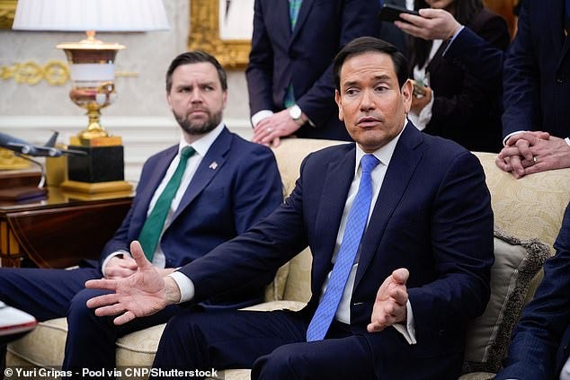 Secretary of State Marco Rubio has stated that he will be 'one of the first people to support him' Vance if he decides to run for president