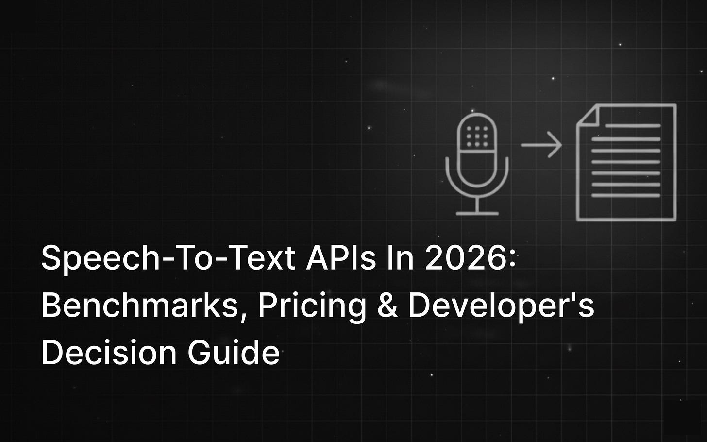Speech-to-Text API