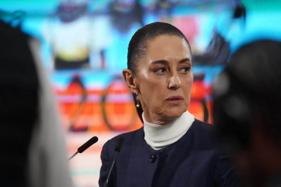 Tổng thống Mexico Claudia Sheinbaum - Ảnh: Bloomberg. Tổng thống Mexico Claudia Sheinbaum - Ảnh: Bloomberg.