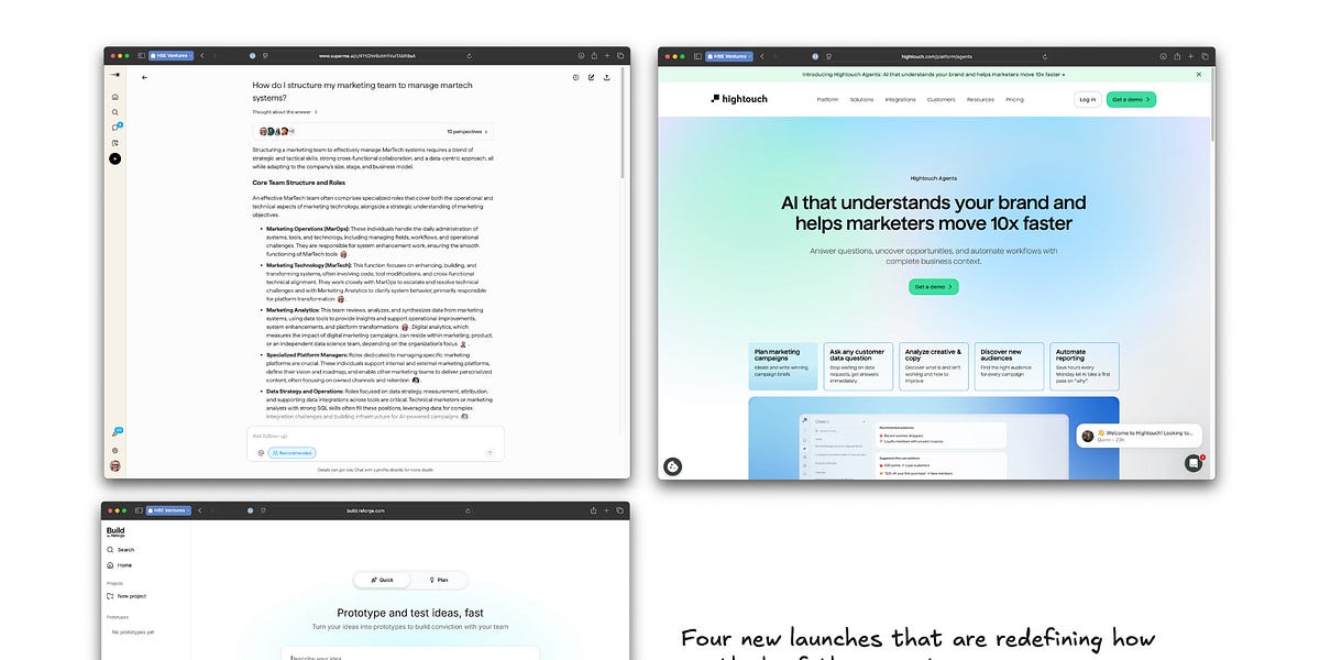Thumbnail of SuperMe, Hightouch Agents, Reforge Build, and Cursor 2.0