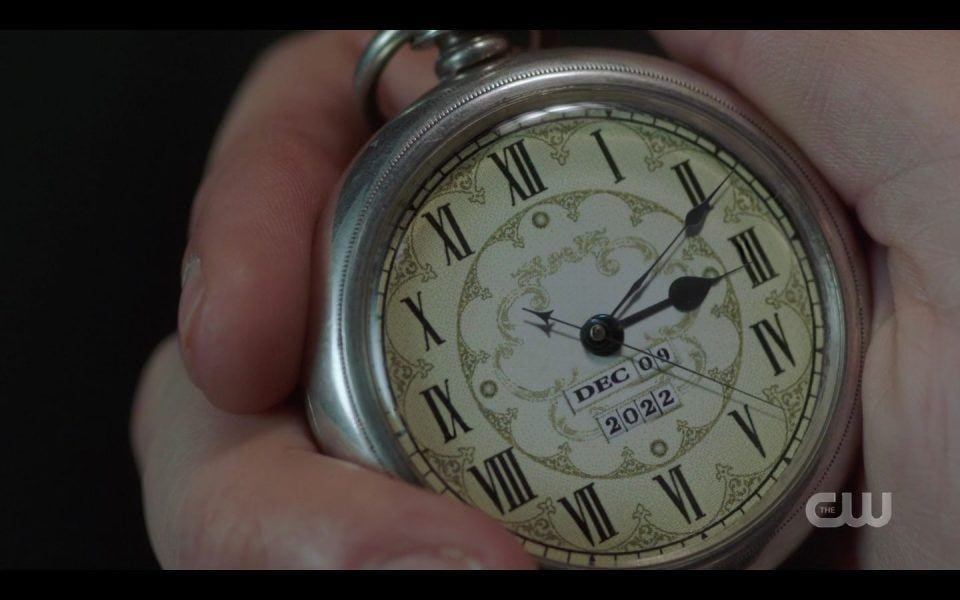 Supernatural stopwatch december 9 2022 for Sam Winchester Supernatural stopwatch december 9 2022 for Sam Winchester