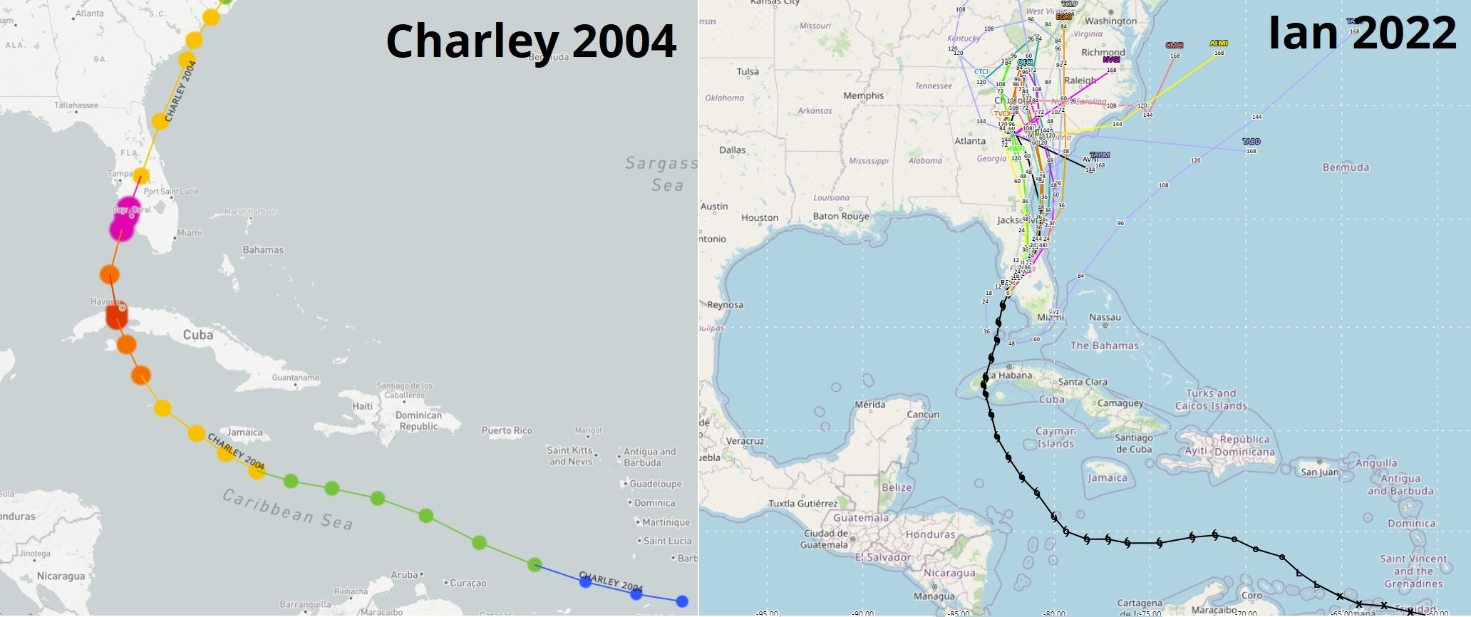 HURRICANE CHARLEY CHARACTERISTICS and STORM TIDE EVALUATION, image size:2064x866